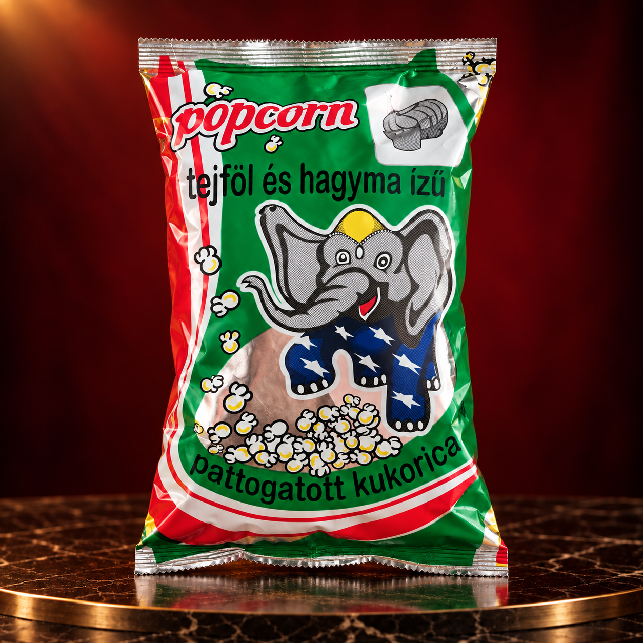 Tejfölös-hagymás popcorn – eredeti csomagolásban